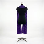 Back view of the Violet Jesse Tree Clergy Stole showing the plain unembroidered purple reverse